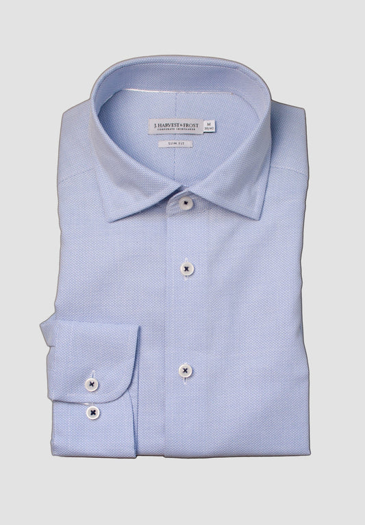 J.Harvest & Frost YB55 Jacquard Slim Himmelblau, Produktansicht