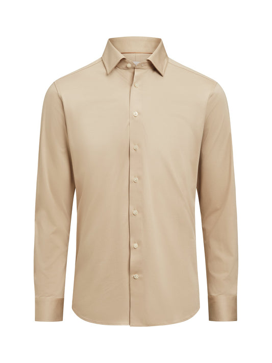 J.Harvest & Frost IB132 Interlock Knit Slim Naturweiss, Vorderansicht