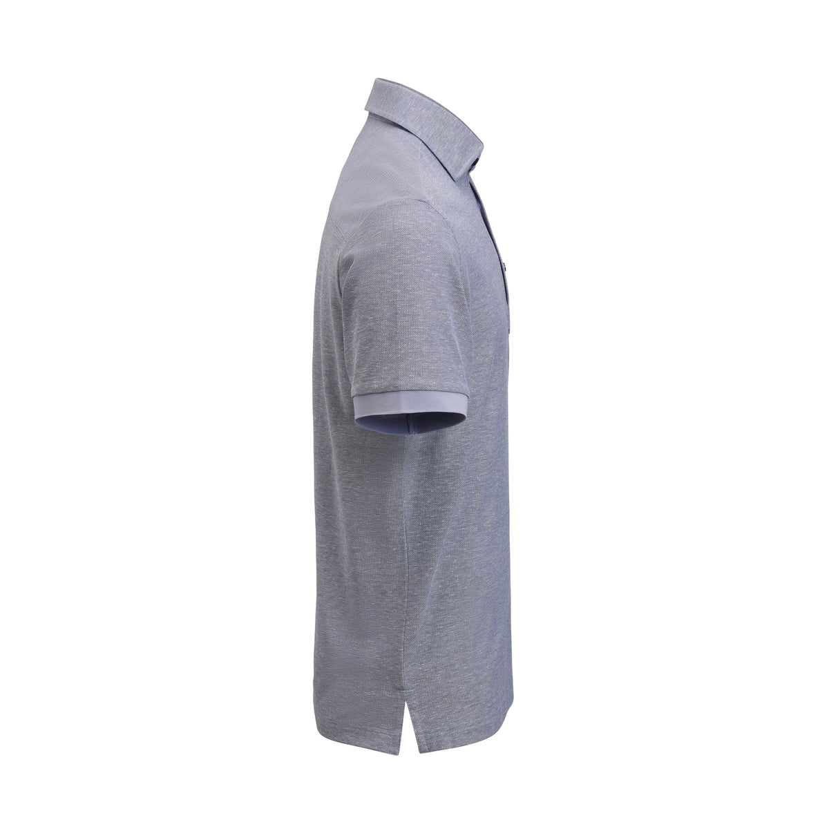J.Harvest & Frost Indigo Bow 133 S/S Polo Tailored Fit Marineblau, Seitenansicht rechts