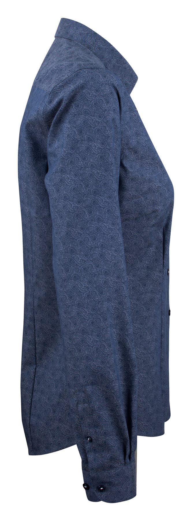 J.Harvest & Frost PB143 Twill Woman Indigo Paisley, Seitenansicht rechts