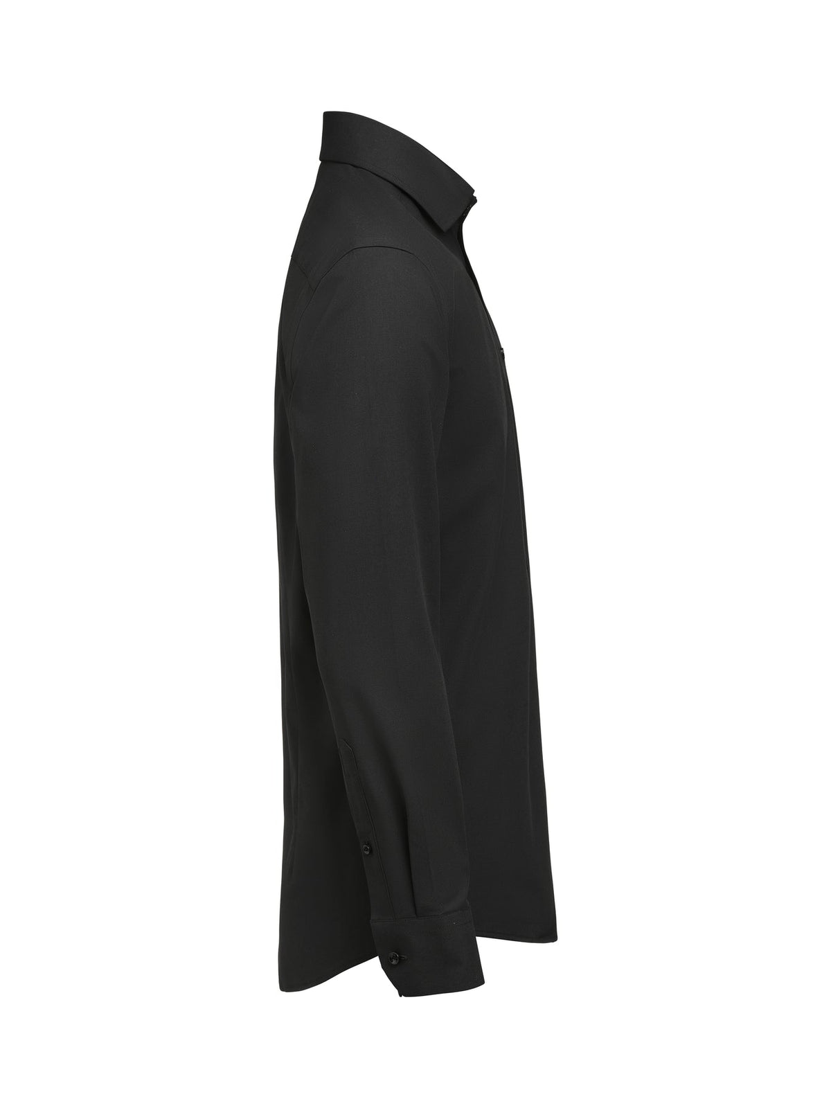 J.Harvest & Frost YB150 Twill Stretch Shirt Regular Fit Men Schwarz, Seitenansicht rechts