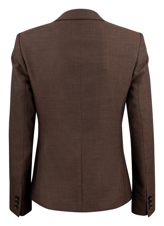 J.Harvest & Frost Club Blazer 30 Woman Braun meliert, Rückansicht