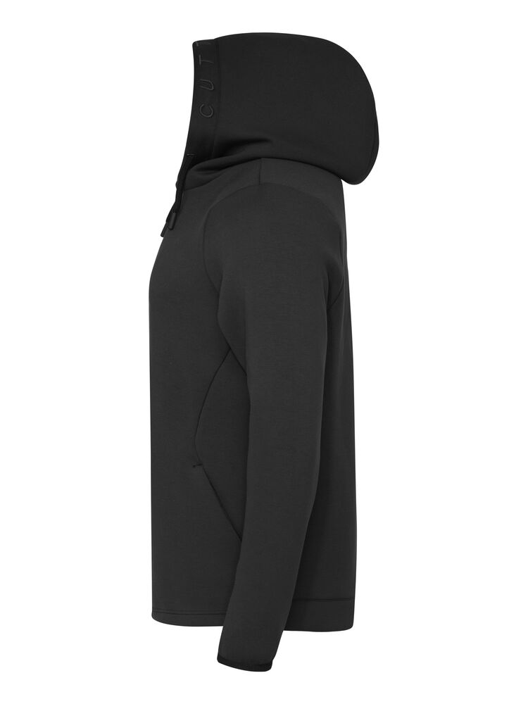 Cutter & Buck Pemberton Hood Herren Schwarz, Seitenansicht links
