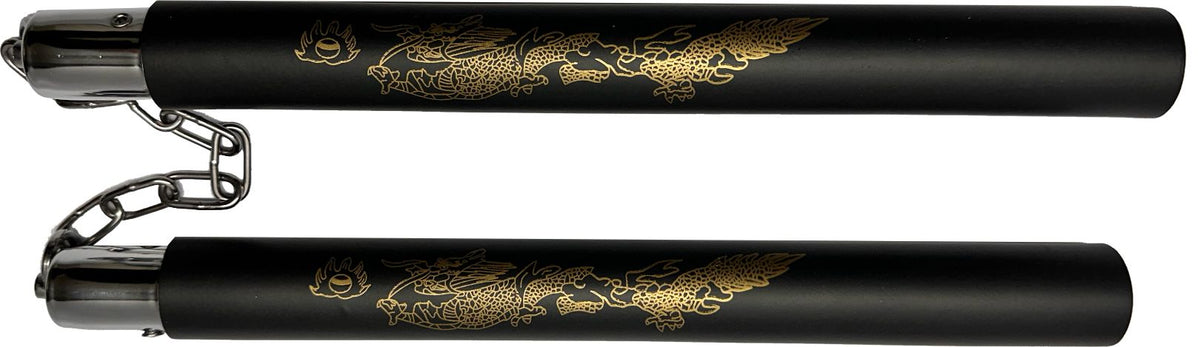 44er Nunchaku aus Schaumgummi mit Kette, zweite Ansicht