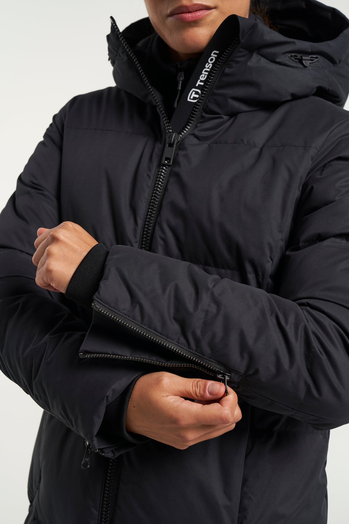 Tenson Shanna 2.0 Down Coat Women Schwarz, Produktansicht