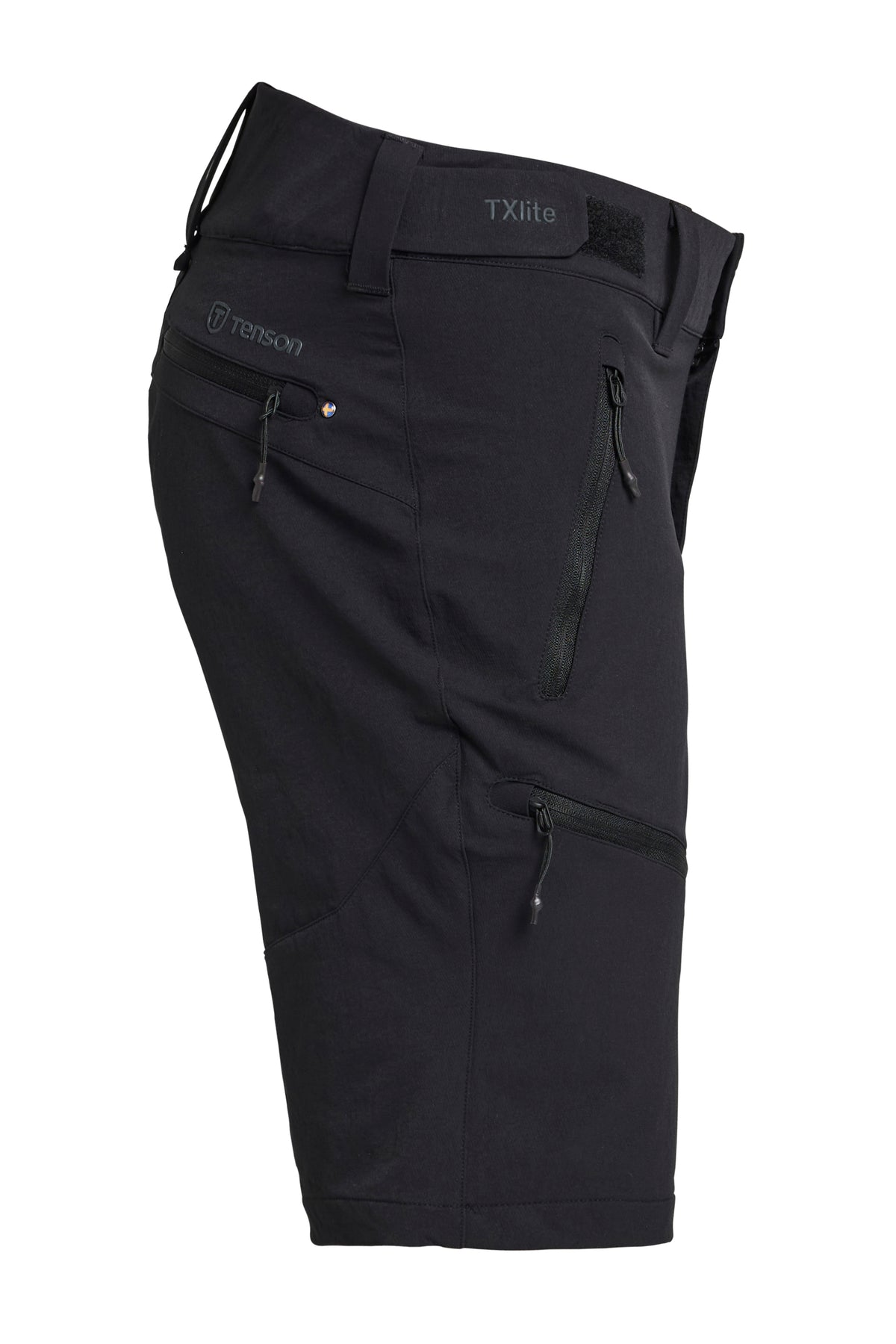 Tenson TXlite Flex Shorts Men Schwarz, Seitenansicht rechts