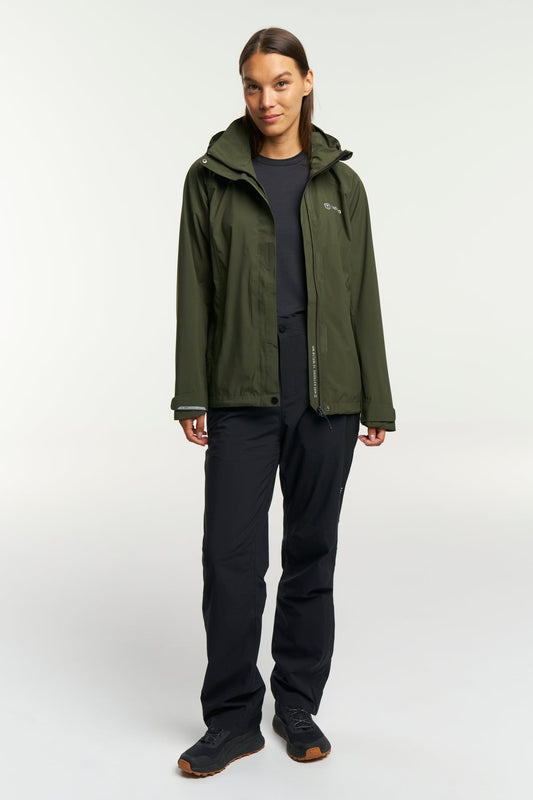 Tenson Biscaya Storm Rain Pants Women Schwarz, Produktansicht