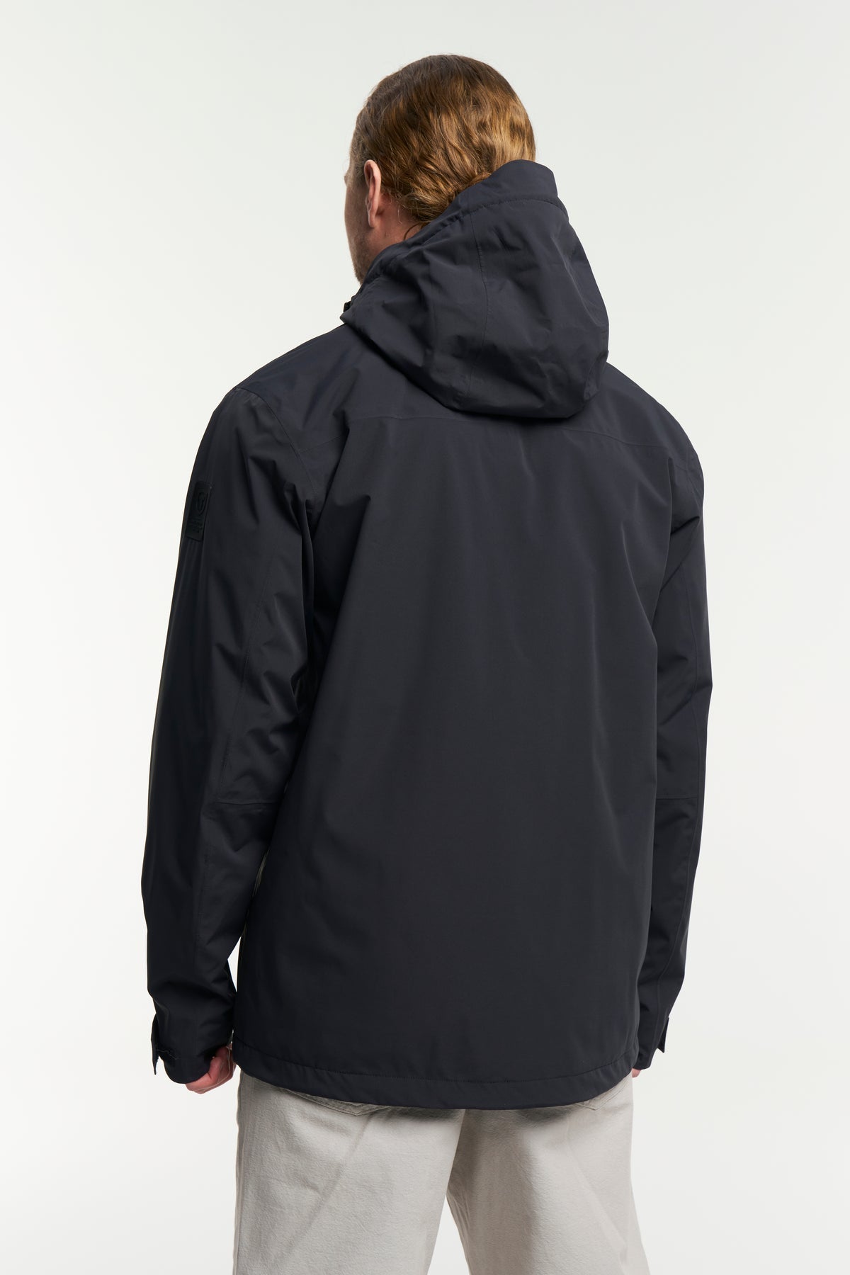 Tenson Dustin Jacket Men Schwarz, Rückansicht