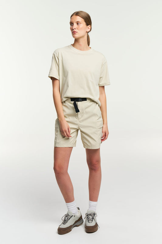 Tenson Camper Cargo Shorts Women Hellbeige, Produktansicht