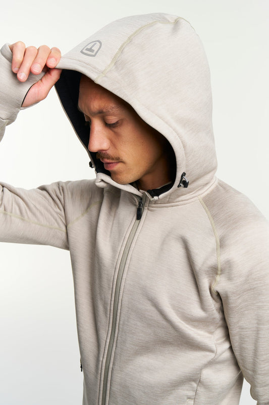 Tenson Power Comfort Hoodie Men Sand, Produktansicht