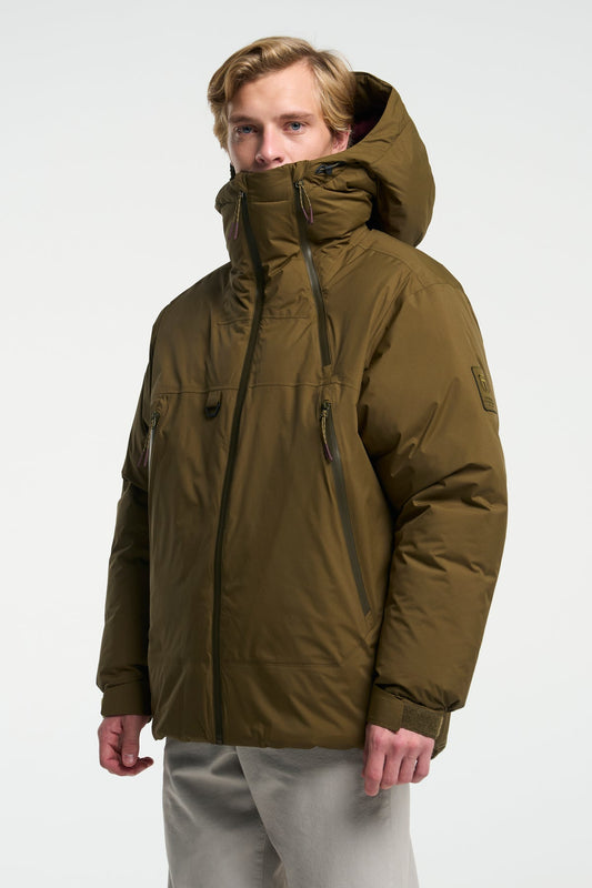 Tenson Kenun Jacket Men Dunkelolivgrün, Produktansicht