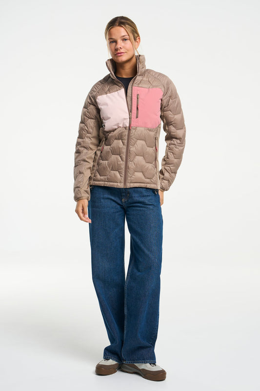 Tenson Miyabi Hybrid Jacket Women Taupe, Produktansicht