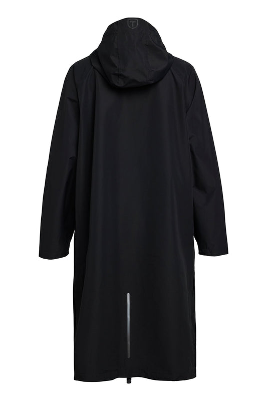 Tenson Protect Poncho Unisex Schwarz, Rückansicht