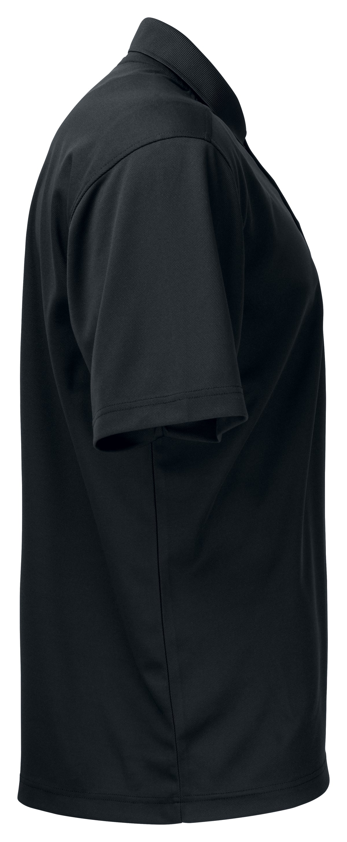 ProJob 2040 Function Polo Piqué Schwarz, Seitenansicht rechts