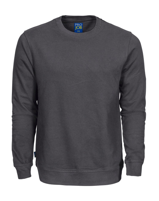 ProJob 2124 Sweatshirt Rundhals Grau Vorderansicht