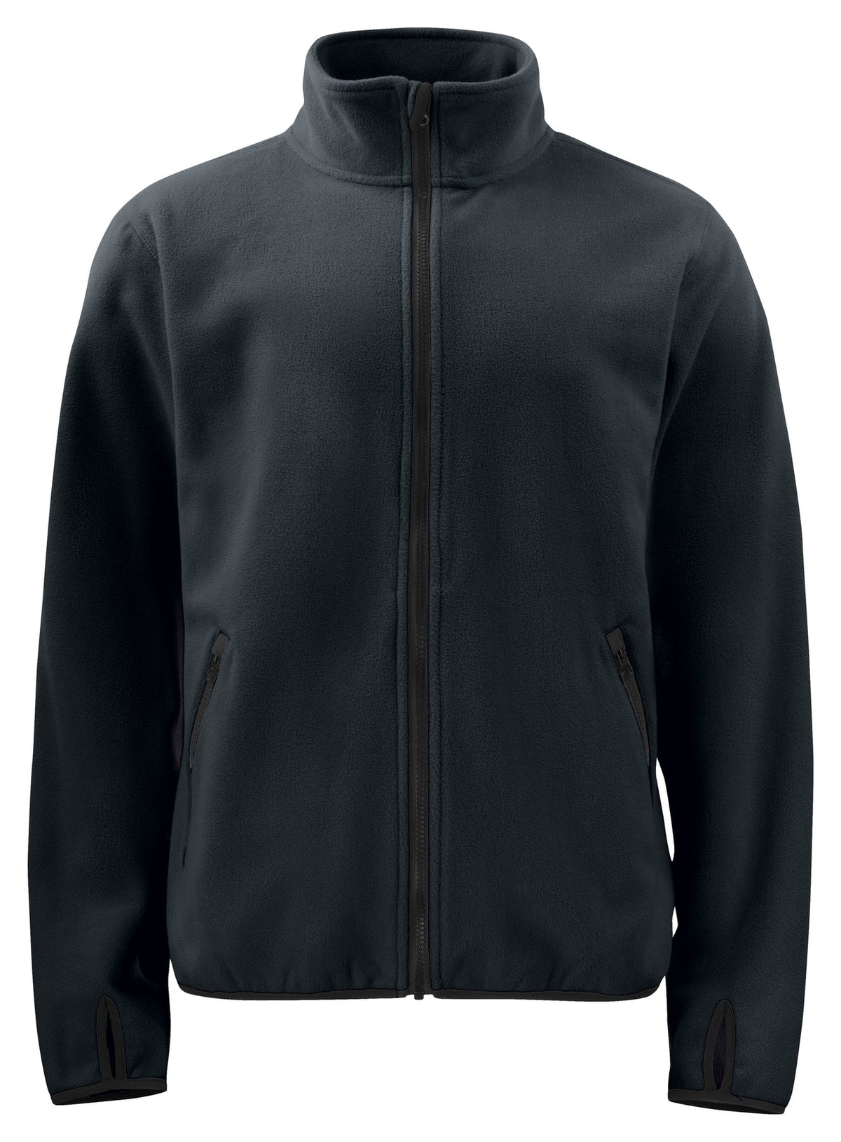 ProJob 2327 Polarfleece Jacke Schwarz Vorderansicht