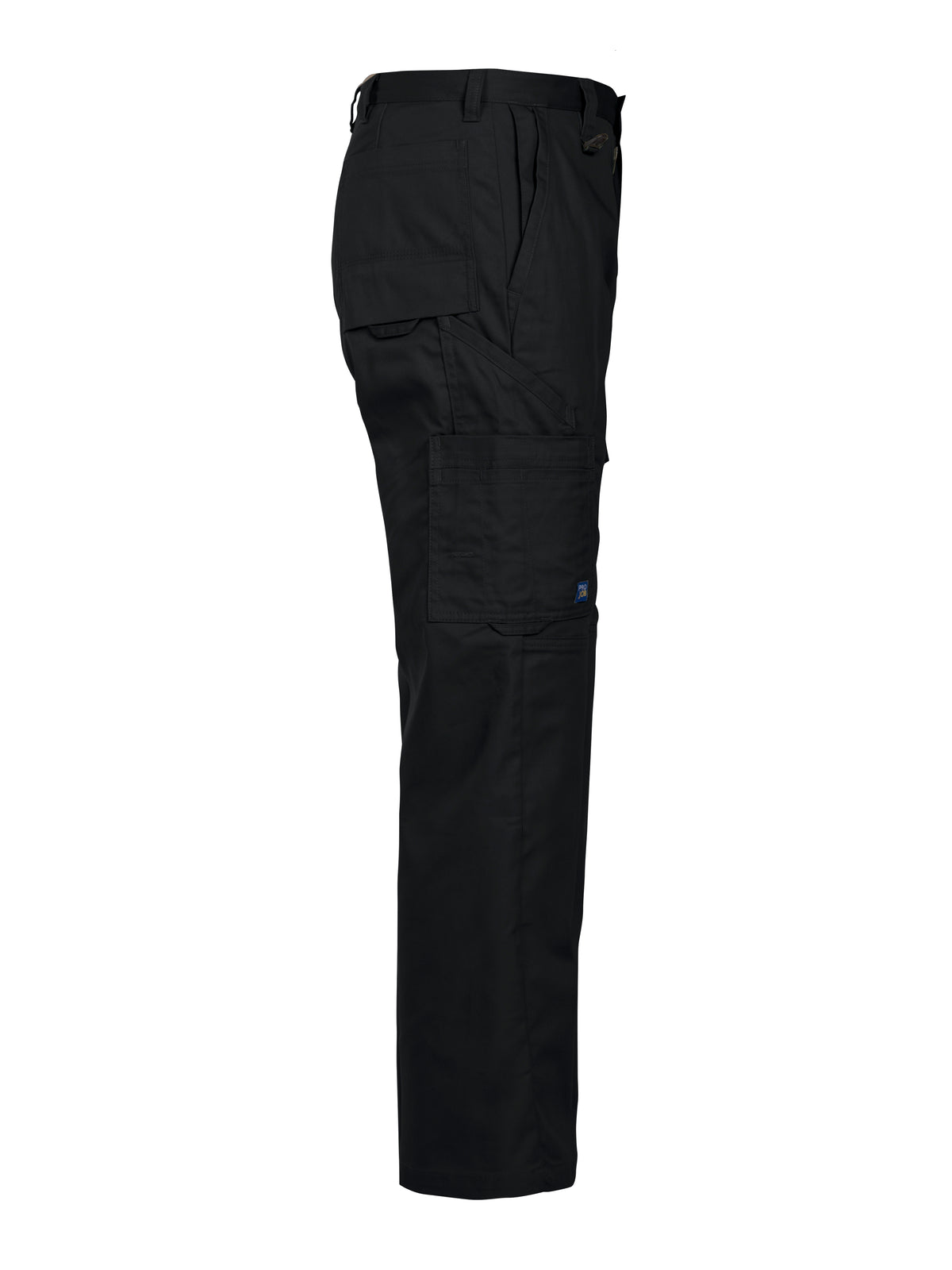 ProJob 2501 Arbeitshose Gerader Schnitt Schwarz, Seitenansicht rechts
