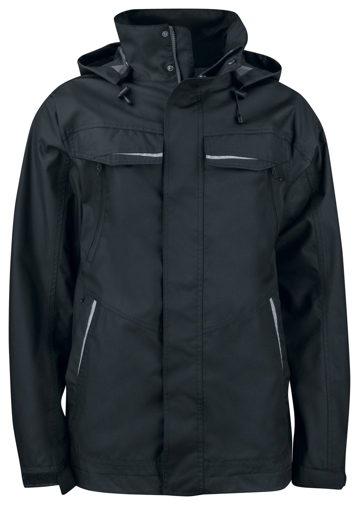 ProJob 4440 Regenjacke Schwarz Vorderansicht