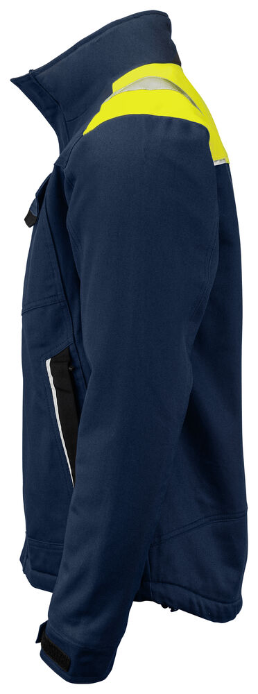 PRO JOB - Gefütterte Jacke mit Kontrastelementen