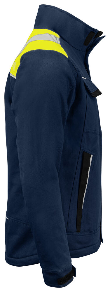 PRO JOB - Gefütterte Jacke mit Kontrastelementen