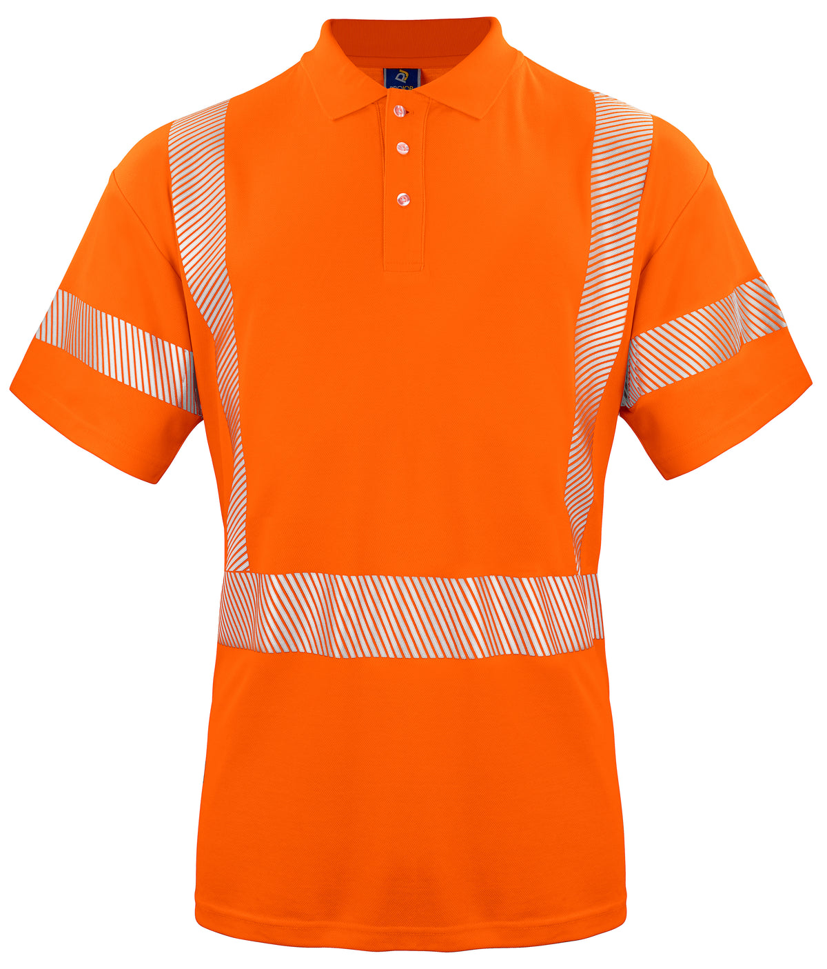 ProJob 6015 Polo Piqué EN ISO 20471 Klasse 3/2 Orange, Vorderansicht
