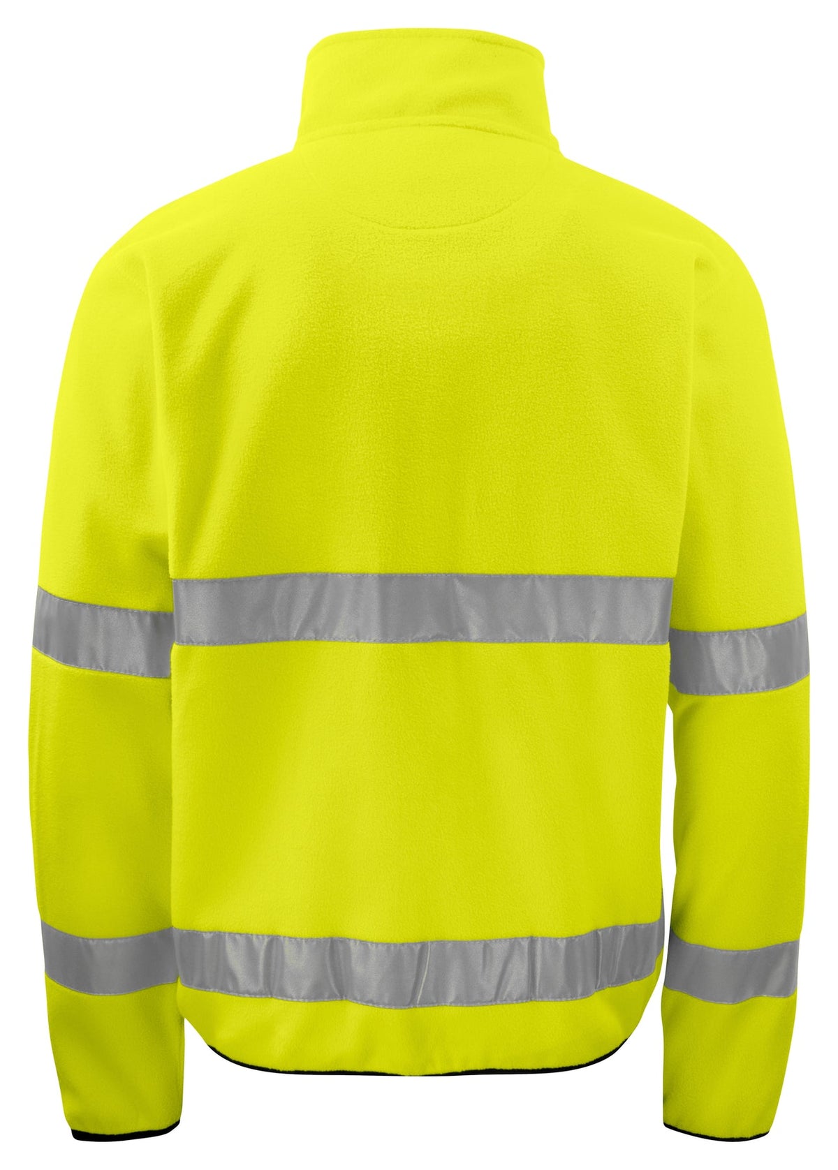 ProJob 6327 Warnschutz Fleecejacke Gelb/Schwarz Rückansicht