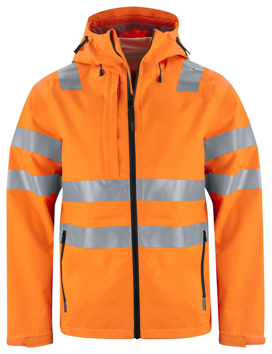 ProJob 6450 Regenjacke Warnschutz Orange/Schwarz – Vorderansicht