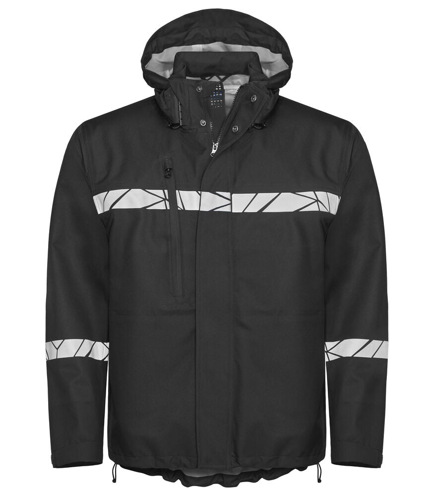 ProJob 7414 Shelljacke Schwarz, Vorderansicht