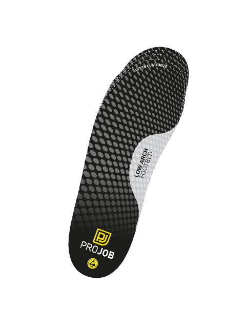 ProJob 9519 ProJob Einlagesohle Tief Black, Vorderansicht