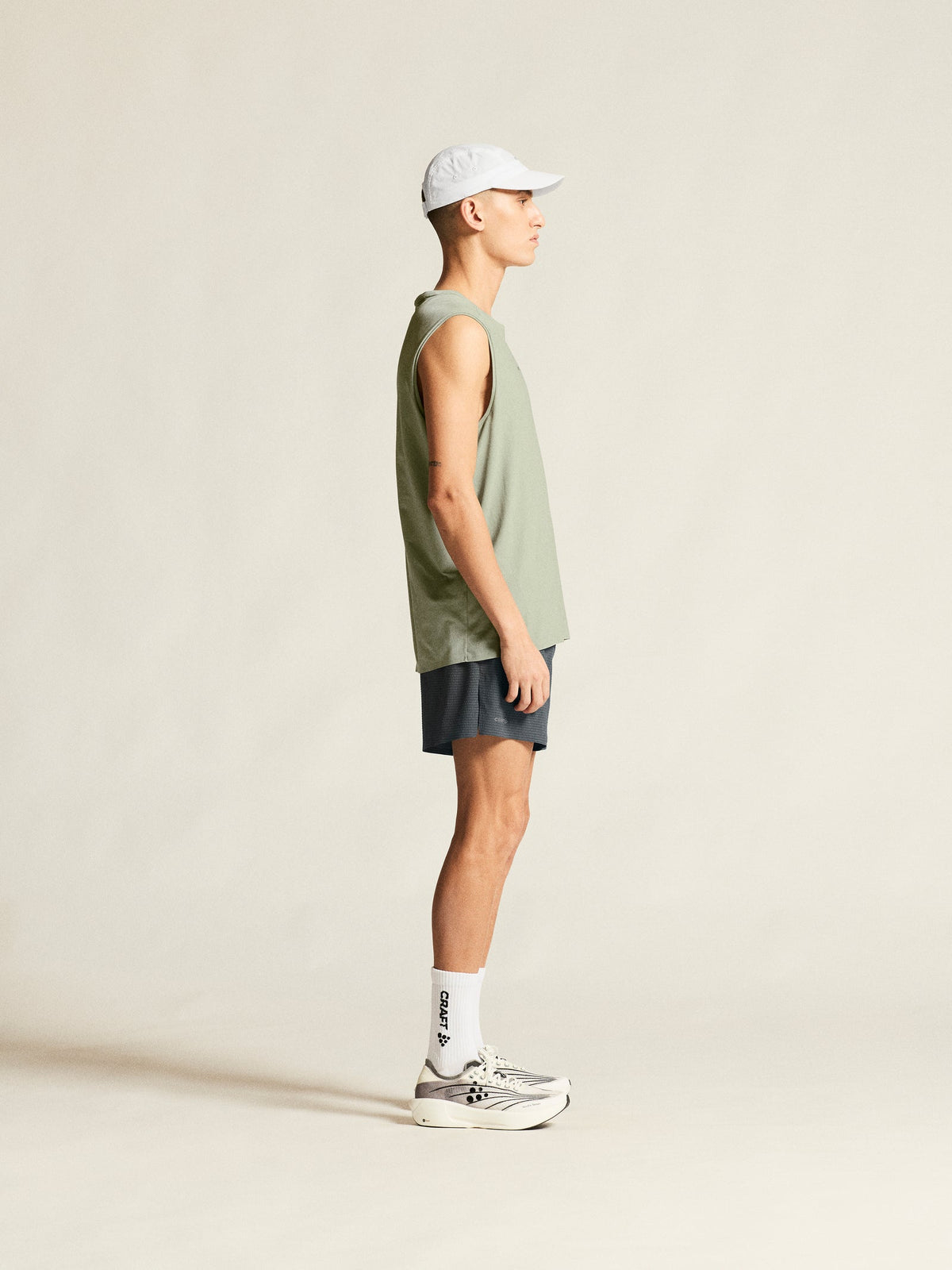 Craft Hypervent Sleeveless Herren in Grau, Detailansicht