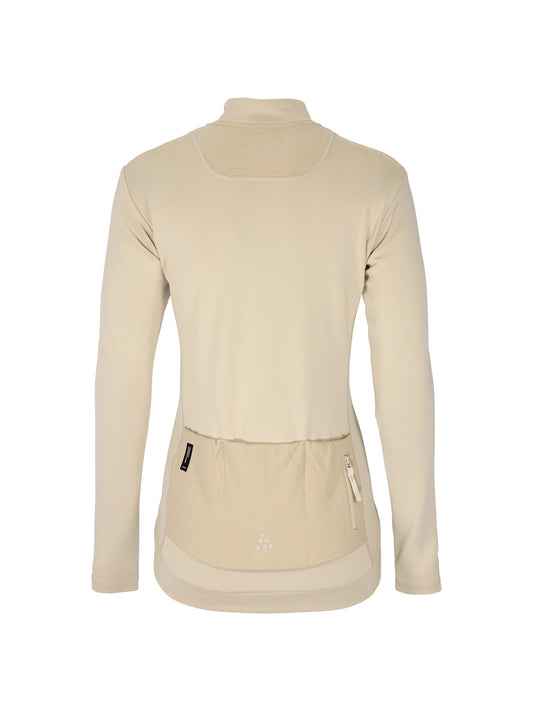 Craft SubZ LS Jersey 2 Damen in Sand, Rückansicht