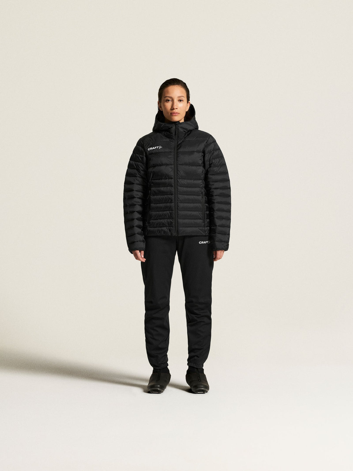 Craft Nordic Club 2.0 FZ Pants Damen in Schwarz, Detailansicht