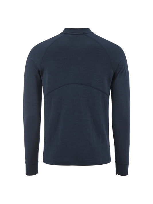 Craft Wool Comfort RN LS Herren in Blau, Rückansicht