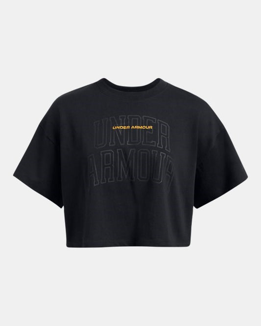 UNDER ARMOUR Varsity Mix HeavyWeight Crop kurzarm T-shirt