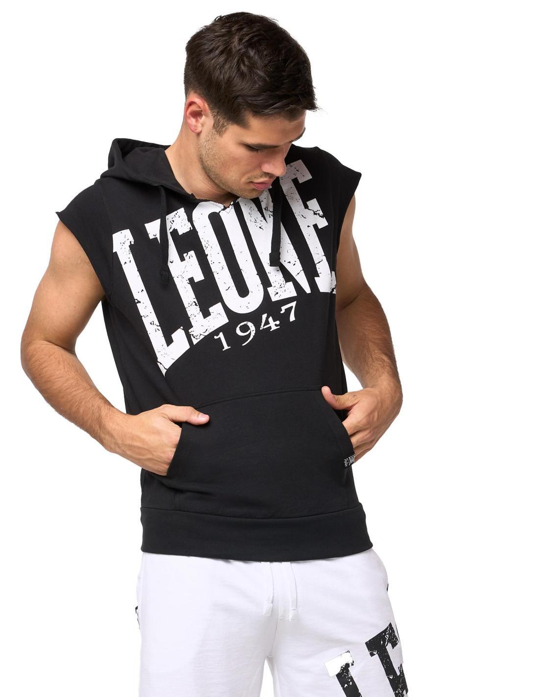 Leone ärmelloser Kaputzenpullover