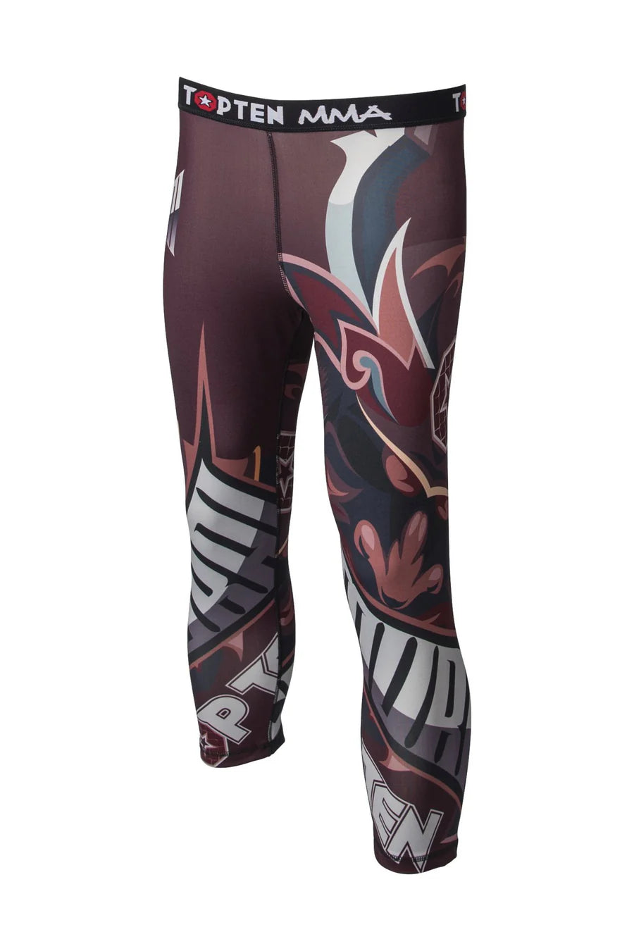 Top Ten Workout Leggings Samurai - Dark Red