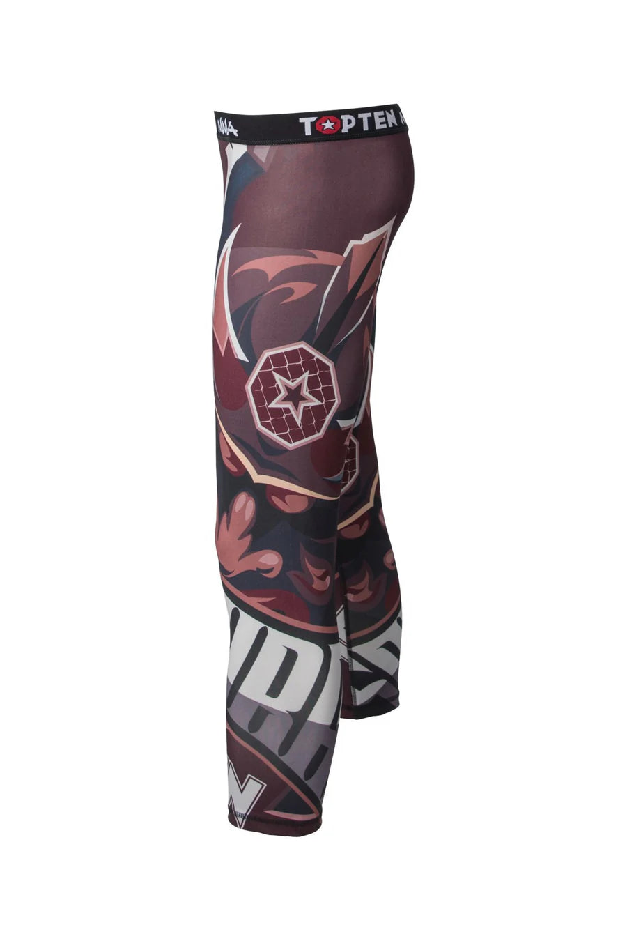 Top Ten Workout Leggings Samurai - Dark Red
