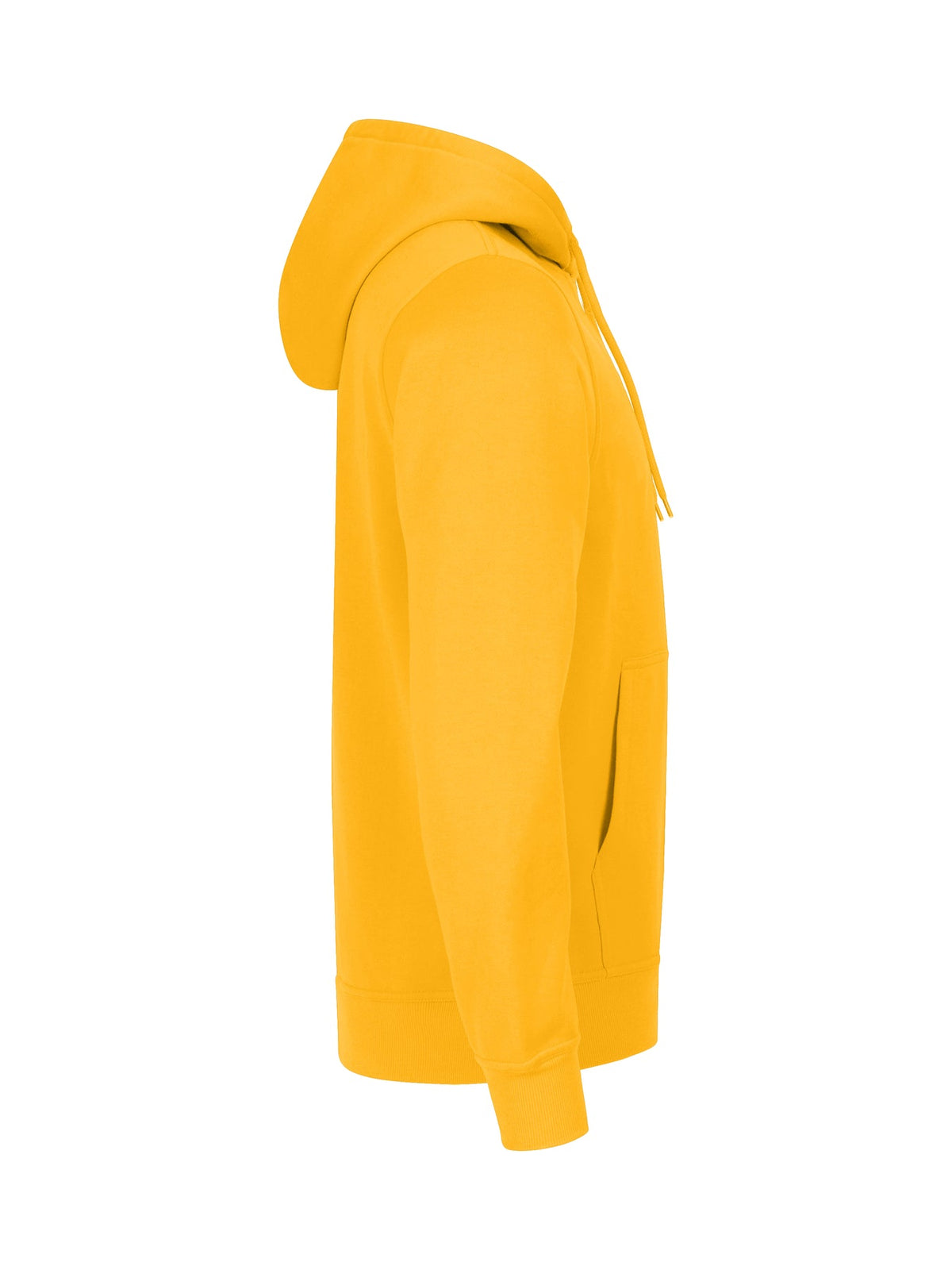 Clique Miami Hoody Zitrone, Seitenansicht rechts