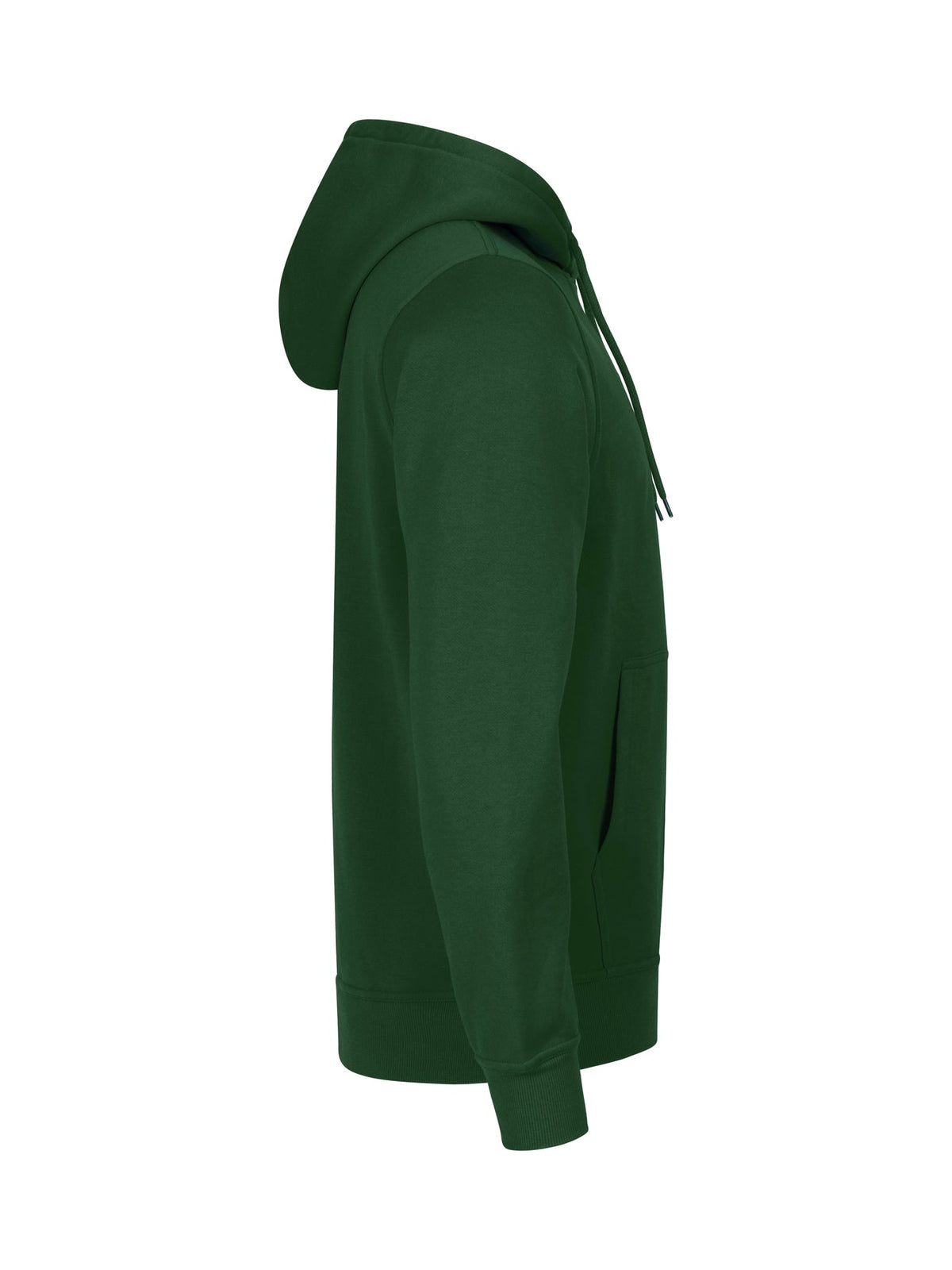Clique Miami Hoody Flaschengrün, Seitenansicht links