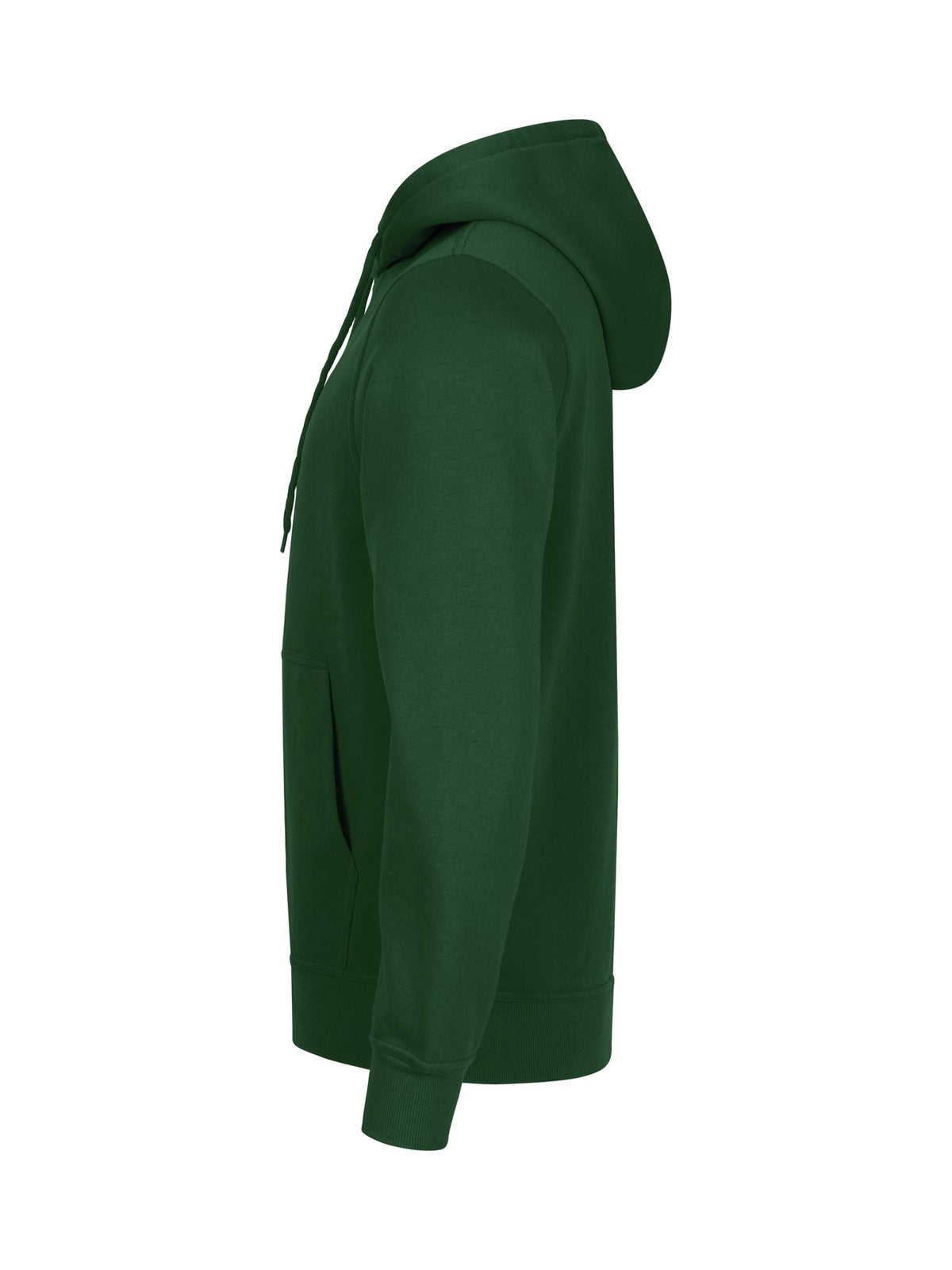 Clique Miami Hoody Flaschengrün, Seitenansicht rechts