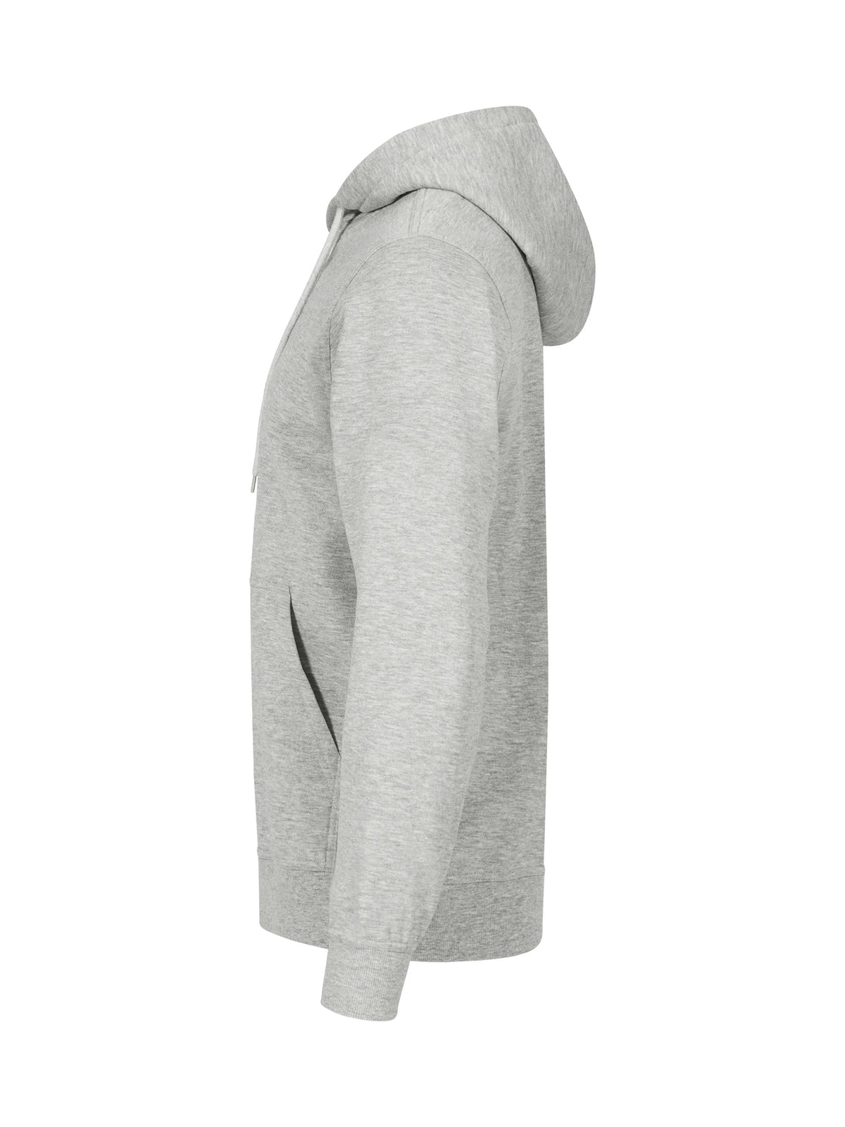 Clique Miami Hoody Asche, Seitenansicht links