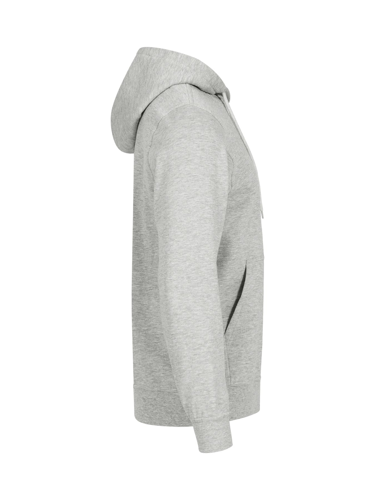 Clique Miami Hoody Asche, Seitenansicht rechts