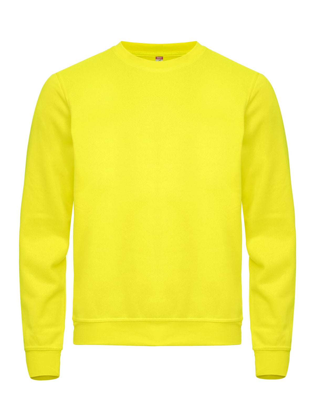 Clique Basic Roundneck HV Gelb, Vorderansicht