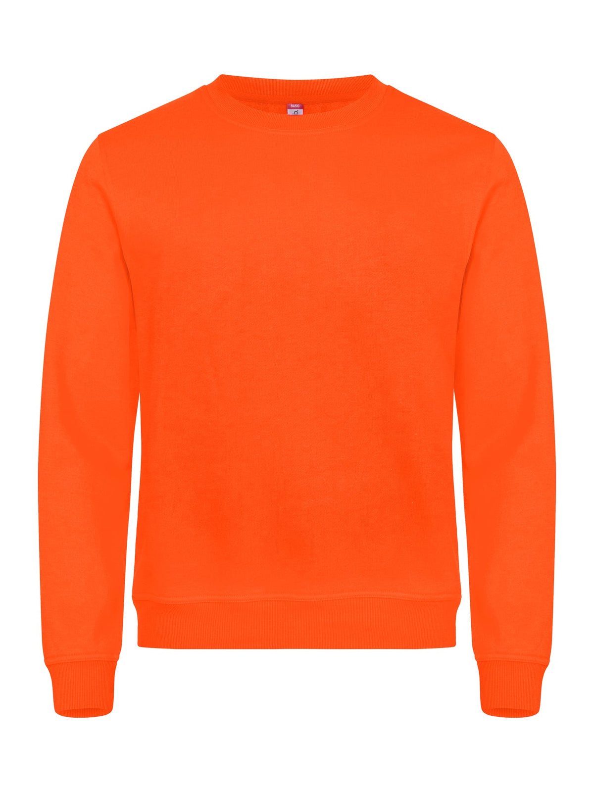 Clique Basic Roundneck HV Orange, Vorderansicht