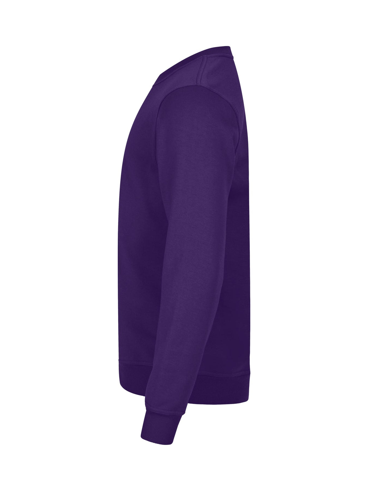 Clique Basic Roundneck Lila, Seitenansicht links