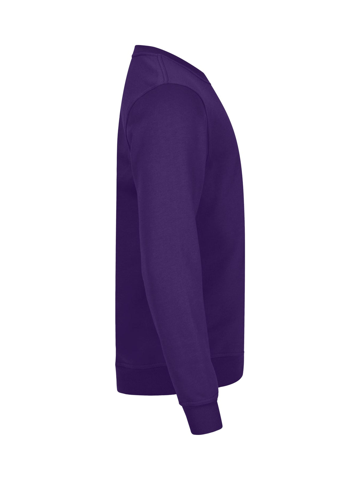 Clique Basic Roundneck Lila, Seitenansicht rechts