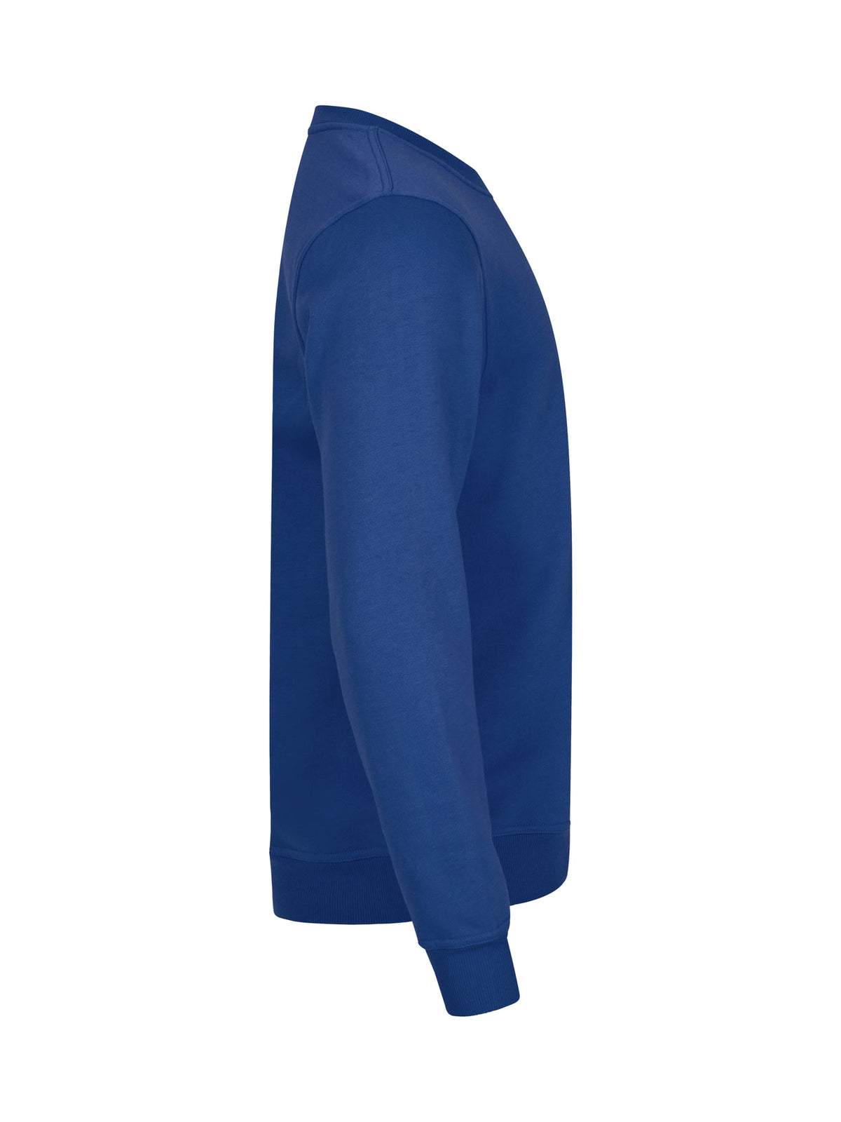 Clique Basic Roundneck Blau, Seitenansicht rechts