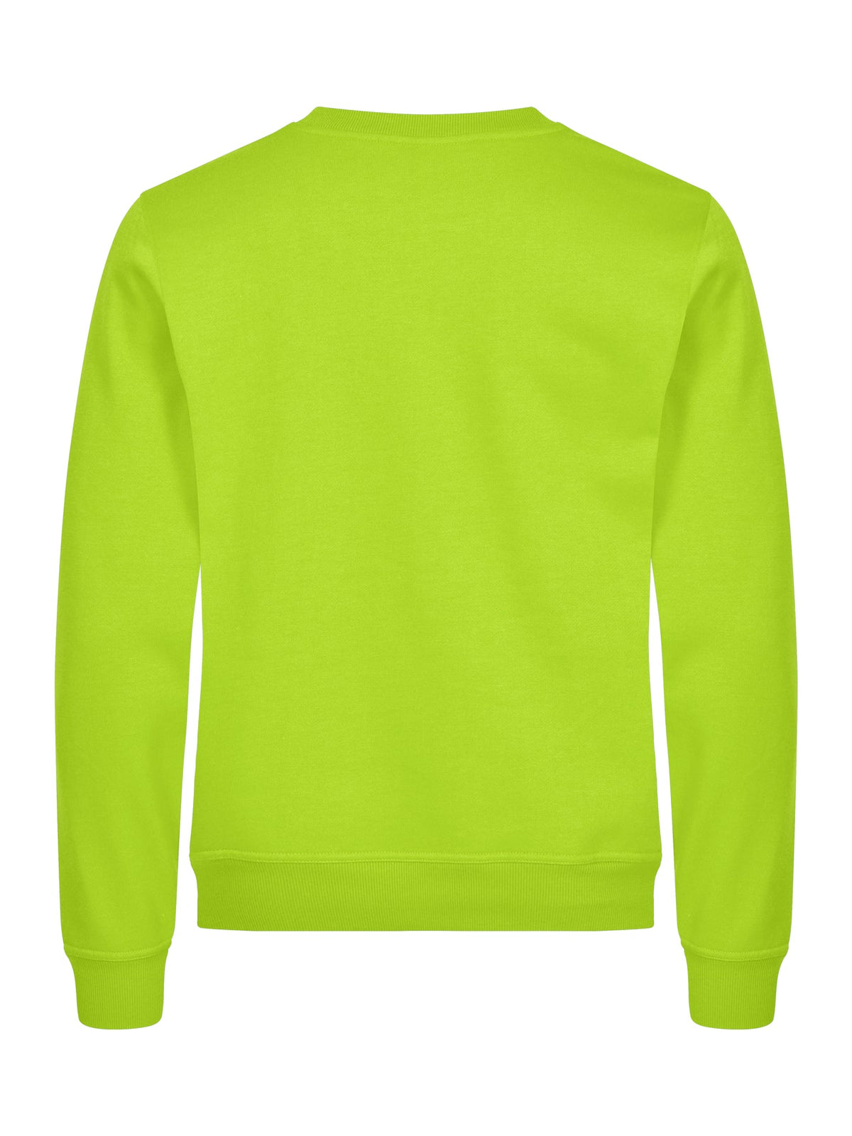 Clique Basic Roundneck Signalgrün, Rückansicht