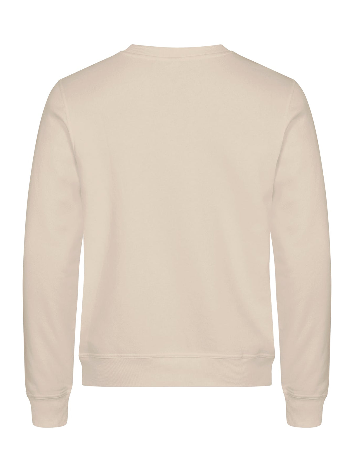 Clique Basic Roundneck Hellbeige, Rückansicht