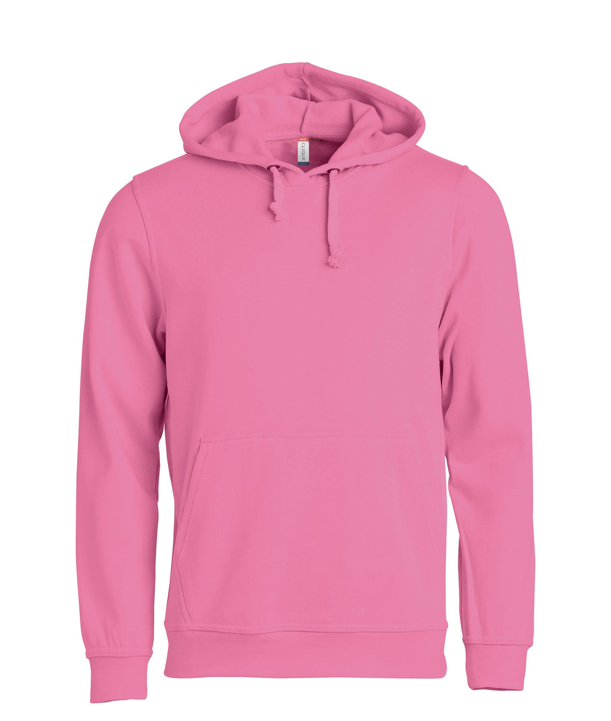 Clique Basic Hoody Helles Pink, Vorderansicht